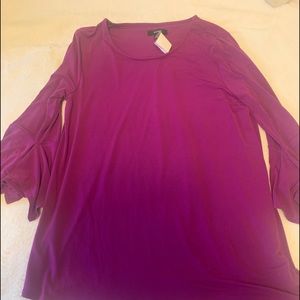 Alfani Purple Tunic Small NWT